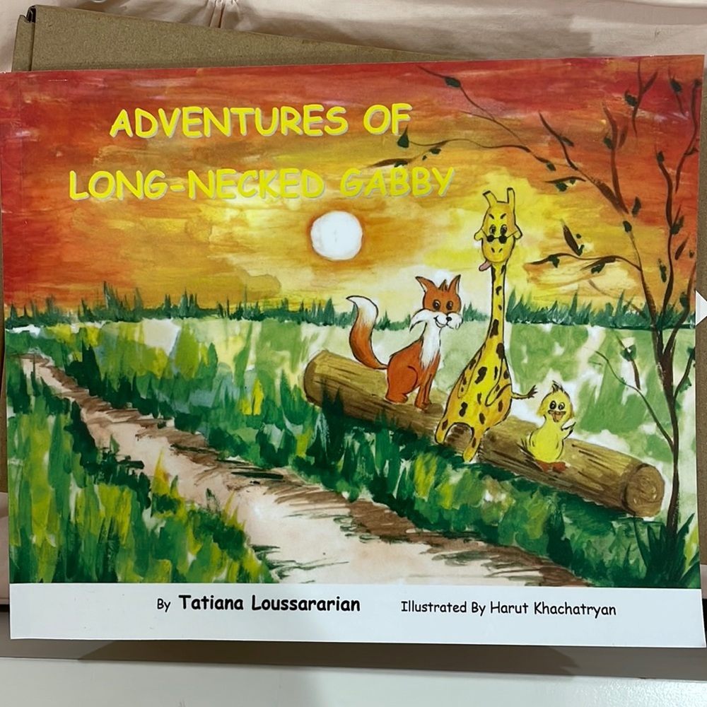 I am selling my Children’s book called Adventures of Long-Necked Gabby!